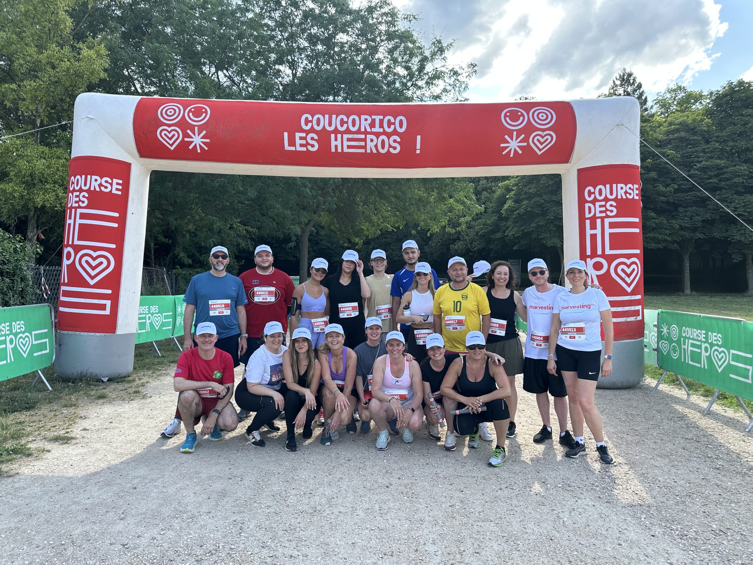 Equipe Marvesting Course des Héros