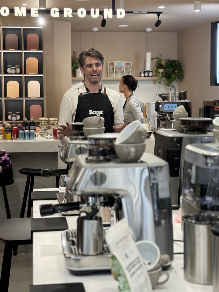 Coffee demonstration at HOME GROUND SAGE